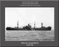 USS Cor Caroli AK 91 Personalized Ship Photo Canvas Print