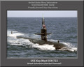 USS Key West SSN 722 Submarine Personalized Canvas Print Photo