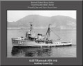 USS Tillamook ATA 192 Personalized Ship Canvas Print