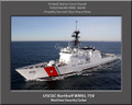 USCGC Bertholf WMSL 750 Personalized Ship Canvas Print