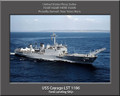 USS Cayuga LST 1186 Personalized Ship Canvas Print 2