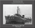 USS Albatross MSC 289 Personalized Ship Canvas Print