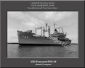 USS Fremont APA 44 Personalized Ship Canvas Print #2