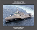 USS Coronado LCS 4 Personalized Ship Canvas Print