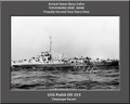 USS Pettit DE 253 Personalized Ship Canvas Print