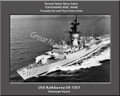 USS Rathburne DE 1057 Personalized Ship Canvas Print