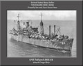 USS Tolland AKA 64 Personalized Ship Canvas Print