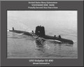  USS Volador SS 490 Personalized Submarine Canvas Print