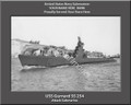 USS Gurnard SS 254 Personalized Submarine Canvas Print