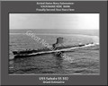 USS Sabalo SS 302 Personalized Submarine Canvas Print