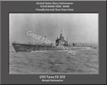 USS Tuna SS 203 Personalized Submarine Canvas Print