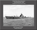  USS Tunny SS 282 Personalized Submarine Canvas Print