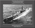 USS Sea Devil SS 400 Personalized Submarine Canvas Print