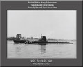 USS Torsk SS 423 Personalized Submarine Canvas Print
