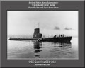 USS Guavina SSO 362 Personalized Submarine Canvas Print