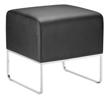 Plush Ottoman By Zuo Modern