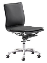 Lider Plus Armless Office Chair By Zuo Modern