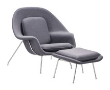 Nursery Occasional Chair & Ottoman By Zuo Modern