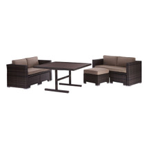 Deep Water Loveseat Dining Set By Zuo Vive