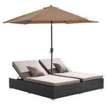 Atlantic Double Chaise Lounge By Zuo Vive