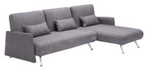 Bizard Sleeper Sectional By Zuo Modern