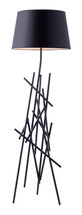 Drought Floor Lamp Black By Zuo Pure