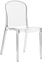 Victoria Polycarbonate Modern Chair Clear Transparent Sold in Sets of 4 033