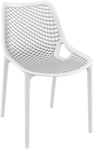 Air Indoor and Outdoor Stacking Chair White Sold in Sets of 4 014