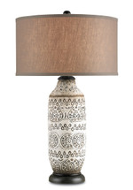 Intarsia Table Lamp By Currey & Company