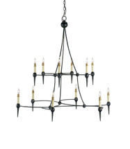 Danielli Chandelier, Large By Currey & Company