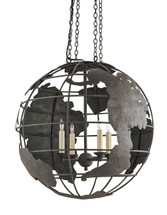 Mondo Orb Chandelier By Currey & Company