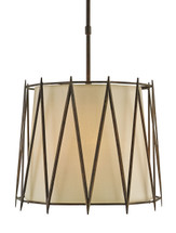 Crosshatch Pendant By Currey & Company