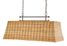 Basket Rectangular Chandelier By Currey & Company
