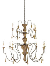 Mansion Chandelier, Large By Currey & Company
