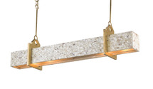 Oasis Rectangular Chandelier By Currey & Company