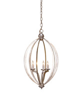 Bella Luna Chandelier, Small By Currey & Company
