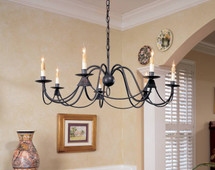French Nouveau Chandelier By Currey & Company
