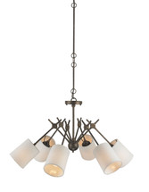 Compass Chandelier By Currey & Company