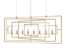 Metro Rectangular Chandelier By Currey & Company