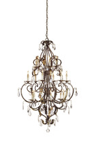 Heirloom Chandelier, Large By Currey & Company
