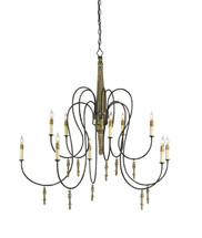 Rouleau Chandelier, Large By Currey & Company