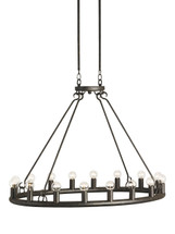 Wilford Oval Chandelier By Currey & Company