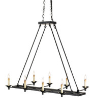 Houndslow Rectangular Chandelier By Currey & Company