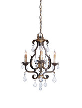 Tuscan Chandelier, Small By Currey & Company