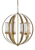 Agnes Orb Chandelier By Currey & Company