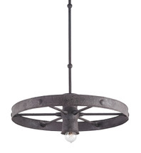 Bandwagon Pendant By Currey & Company