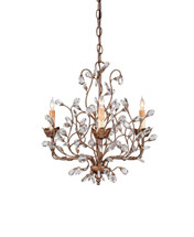 Crystal Bud Chandelier, Small By Currey & Company