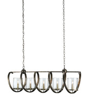 Maximus Rectangular Chandelier By Currey & Company