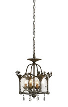 Zara Flush Mount, Small By Currey & Company