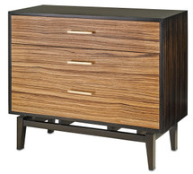 Modern Three Drawer Chest By Currey & Company